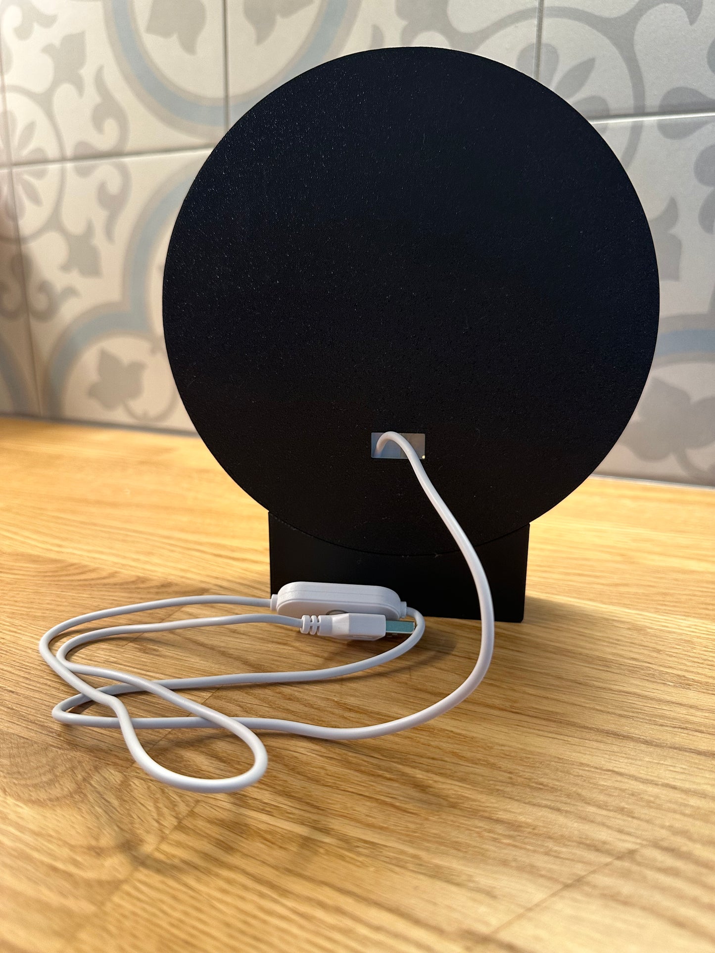 Ronde lightbox met Halloween thema