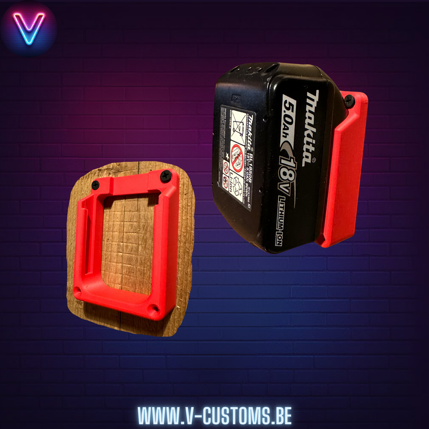 Makita 18V battery holder